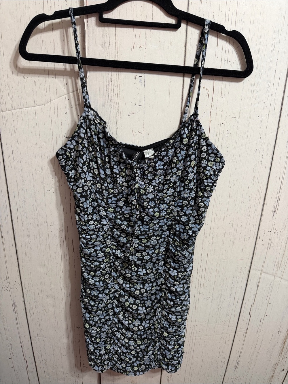 NWT H&M Divided Floral Ruched Dress